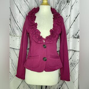 Nick & Mo magenta blazer jacket NWT  S